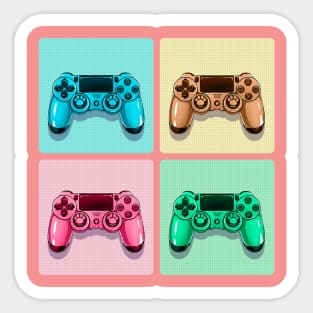 Cute PlayStation controllers for gamer girls Sticker